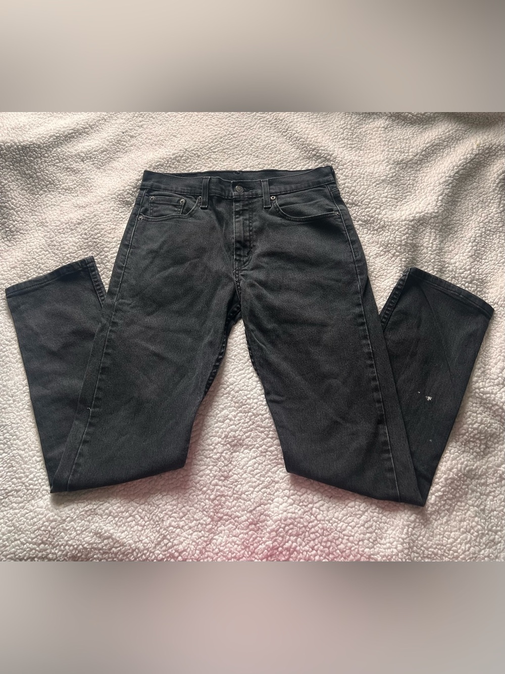 Levi's Black Slim Straight Jeans